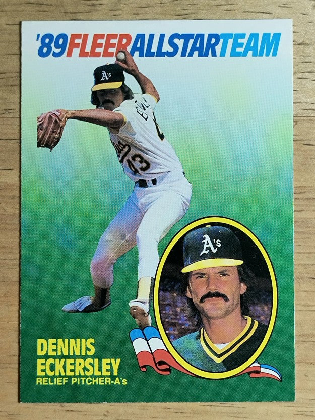 1989 Fleer All-Stars #4 Dennis Eckersley