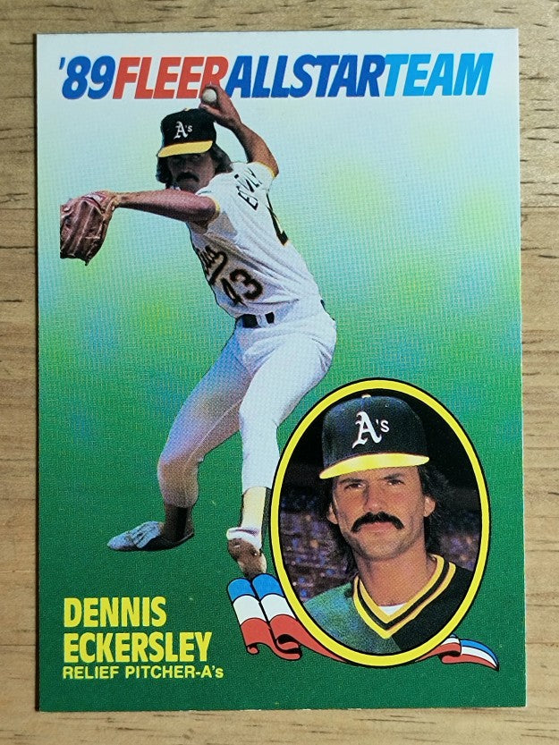 1989 Fleer All-Stars #4 Dennis Eckersley