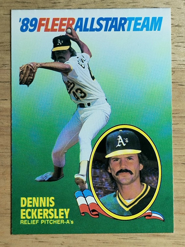 1989 Fleer All-Stars #4 Dennis Eckersley