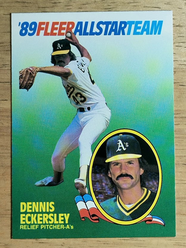 1989 Fleer All-Stars #4 Dennis Eckersley