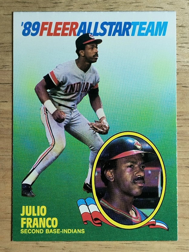 1989 Fleer All-Stars #5 Julio Franco
