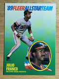 1989 Fleer All-Stars #5 Julio Franco