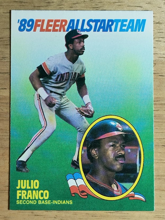 1989 Fleer All-Stars #5 Julio Franco