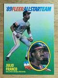 1989 Fleer All-Stars #5 Julio Franco