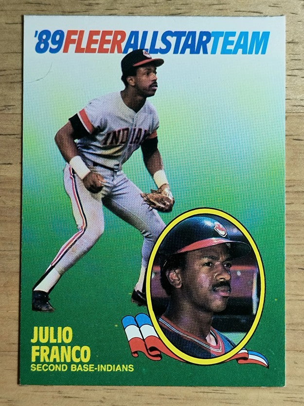 1989 Fleer All-Stars #5 Julio Franco