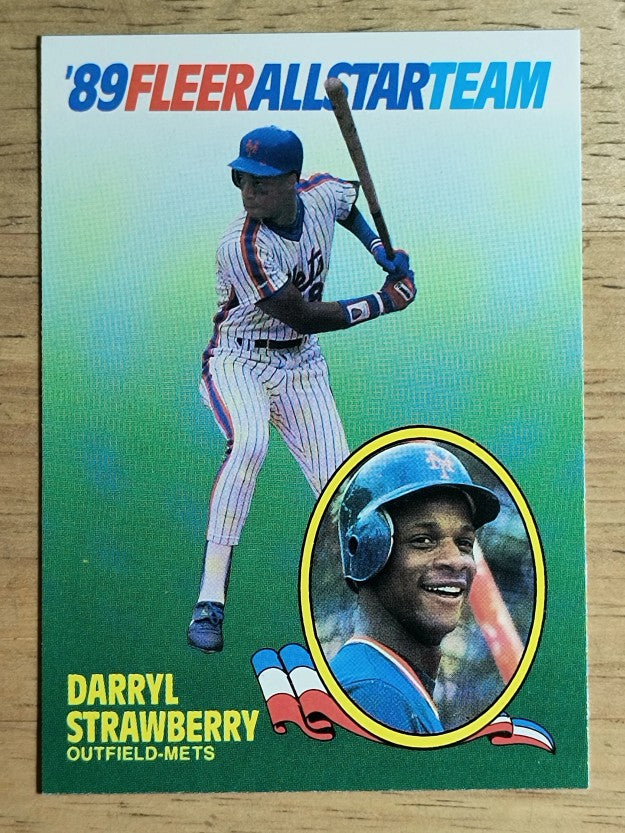 1989 Fleer All-Stars #10 Darryl Strawberry