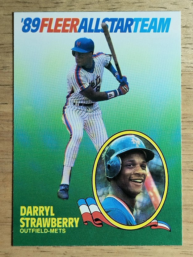 1989 Fleer All-Stars #10 Darryl Strawberry