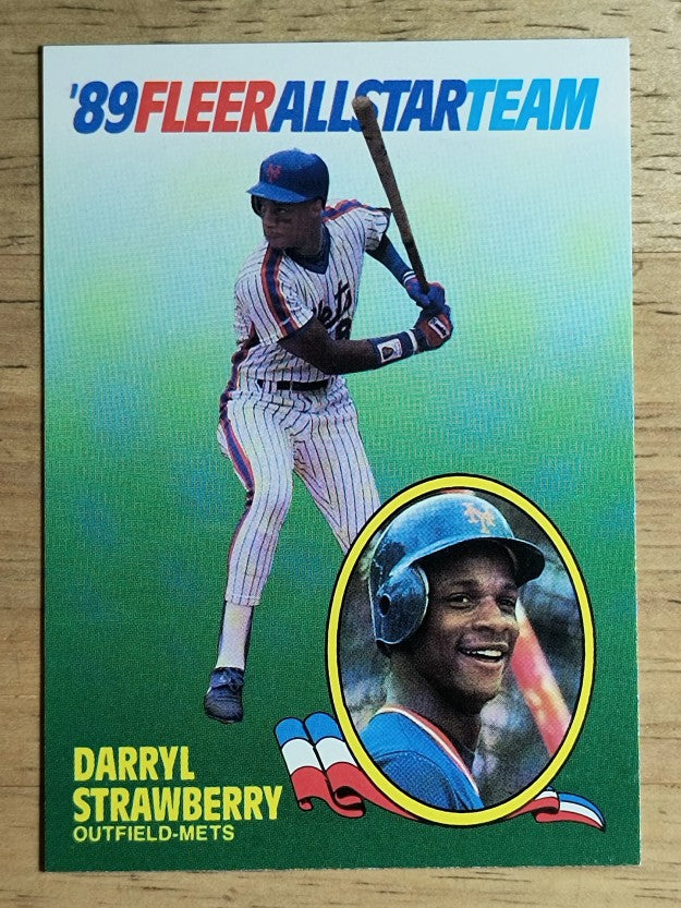 1989 Fleer All-Stars #10 Darryl Strawberry