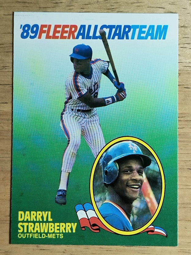 1989 Fleer All-Stars #10 Darryl Strawberry