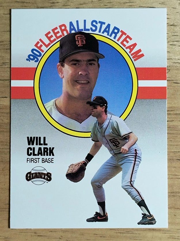 1990 Fleer All-Stars #2 Will Clark