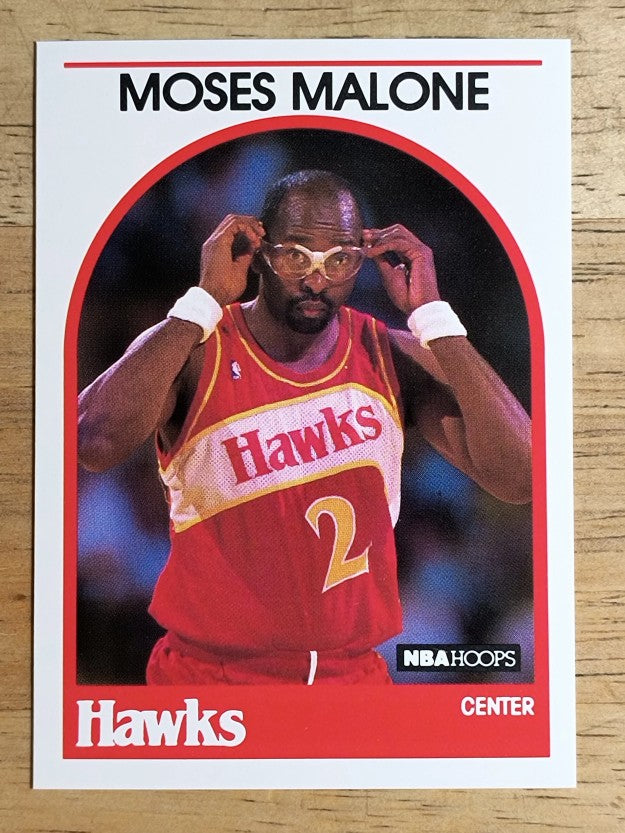 1989-90 Hoops #290 Moses Malone