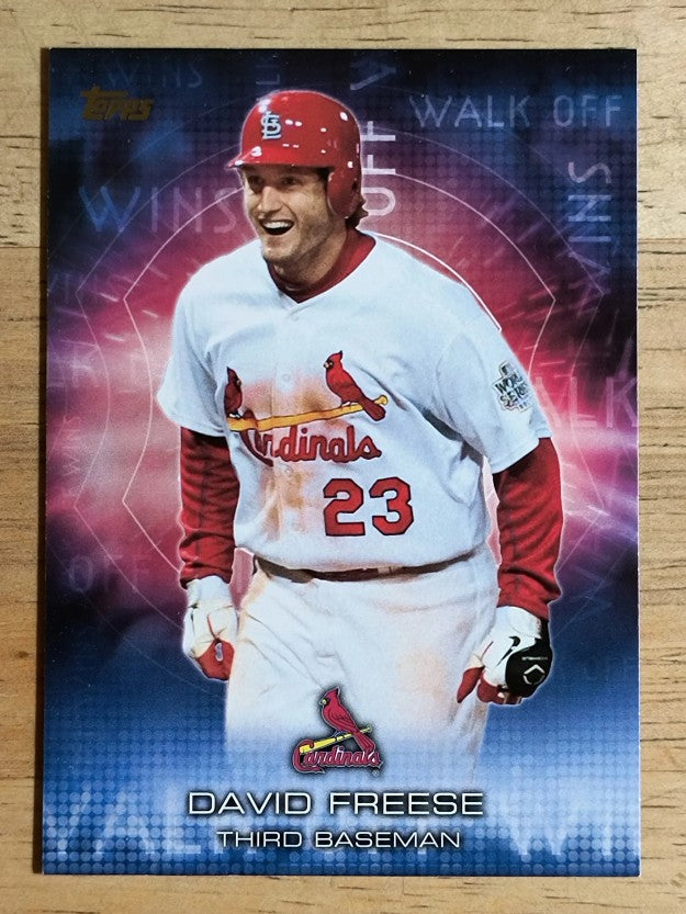 2016 Topps Walk Off Wins #WOW5 David Freese