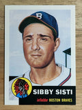 1991 Topps Archives '53 #124 Sibby Sisti