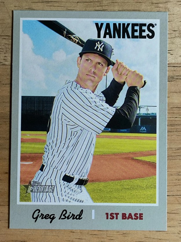 2019 Topps Heritage #297 Greg Bird