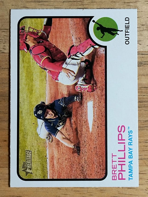 2022 Topps Heritage #28 Brett Phillips