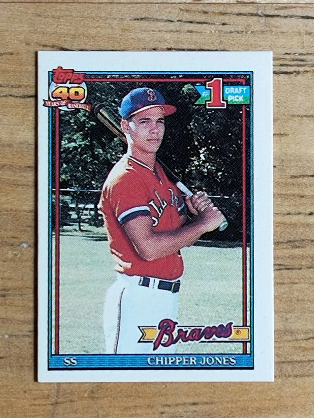 1991 Topps Micro #333 Chipper Jones RC