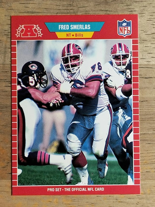 1989 Pro Set #27 Fred Smerlas