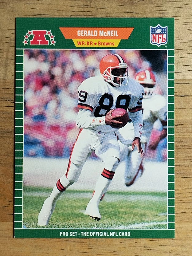 1989 Pro Set #81 Gerald McNeil