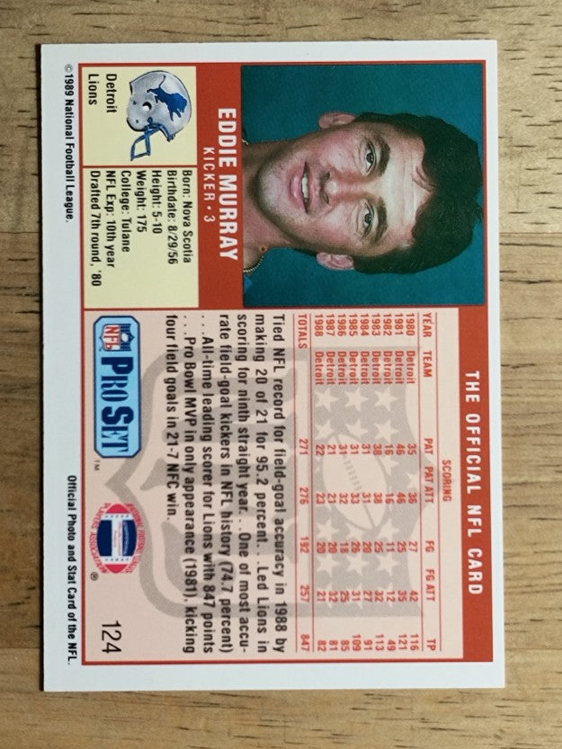 1989 Pro Set #124 Eddie Murray