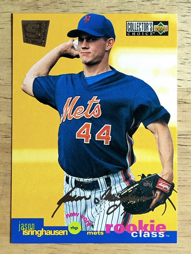 1995 Collector's Choice SE Silver Signature #19 Jason Isringhausen
