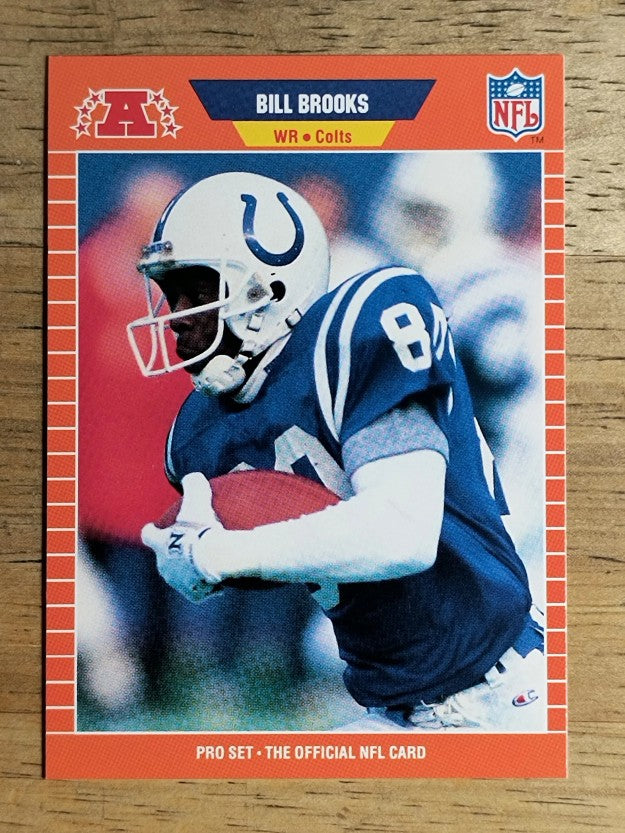 1989 Pro Set #158 Bill Brooks
