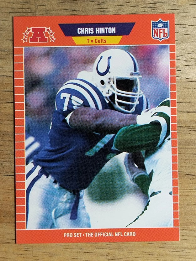 1989 Pro Set #163 Chris Hinton