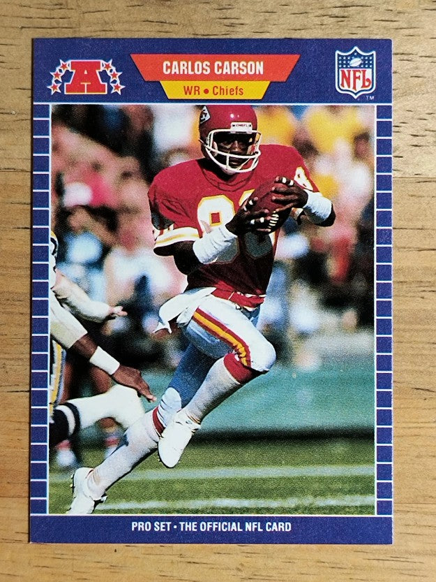 1989 Pro Set #168 Carlos Carson