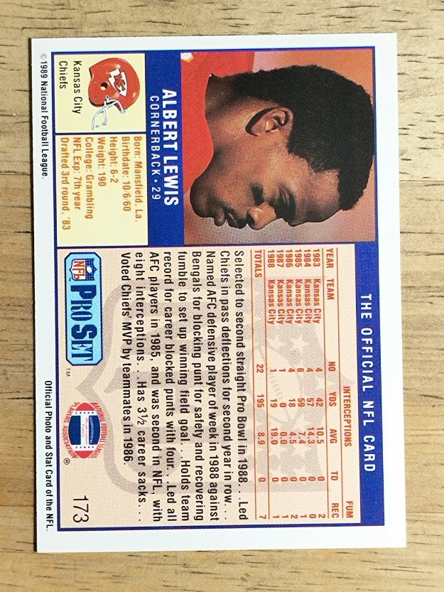1989 Pro Set #173 Albert Lewis