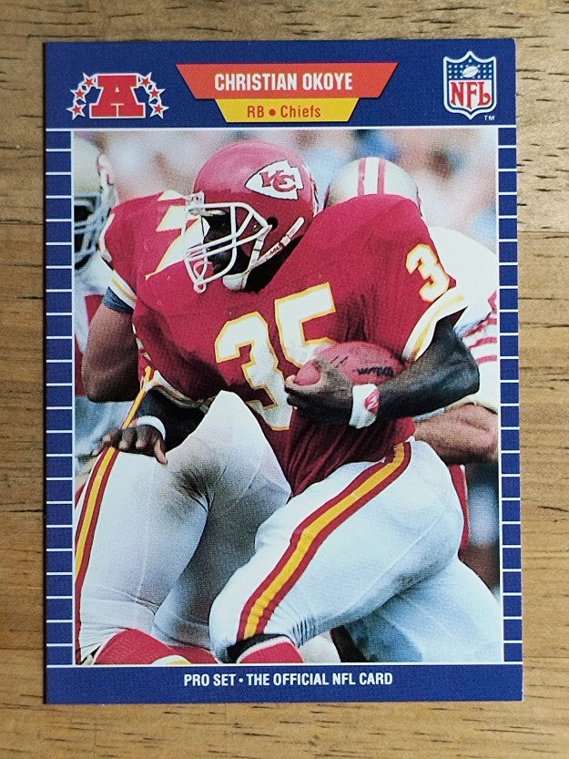 1989 Pro Set #176 Christian Okoye