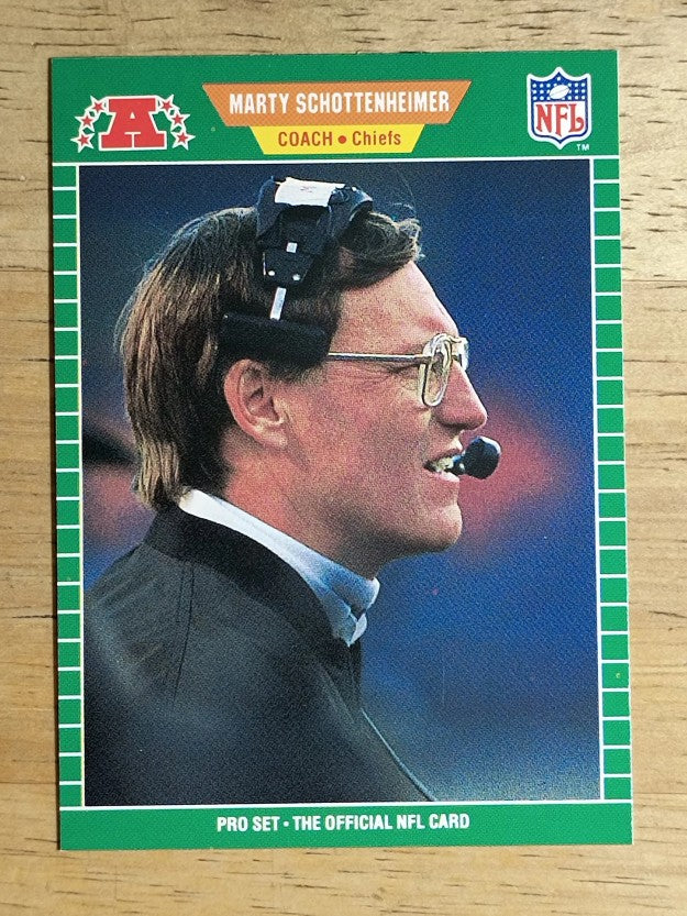 1989 Pro Set #181 Marty Schottenheimer CO