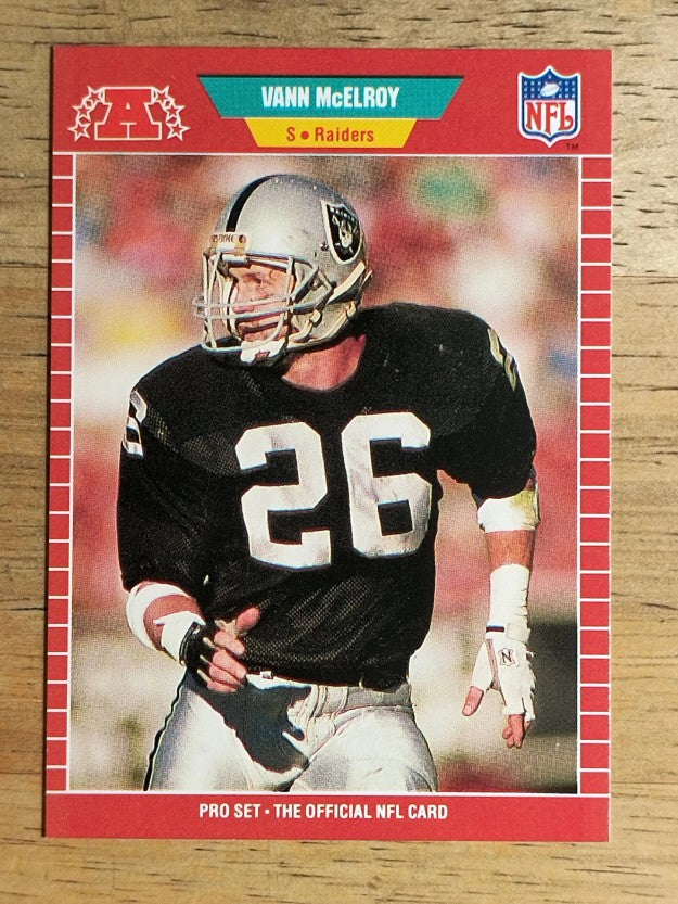 1989 Pro Set #187 Vann McElroy