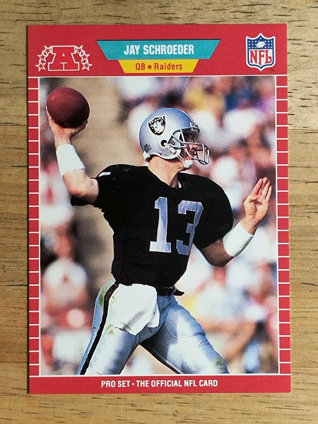 1989 Pro Set #192 Jay Schroeder
