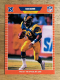 1989 Pro Set #196 Ron Brown