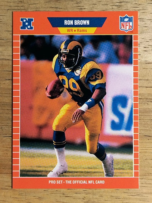 1989 Pro Set #196 Ron Brown