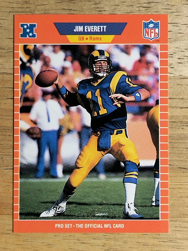 1989 Pro Set #199 Jim Everett