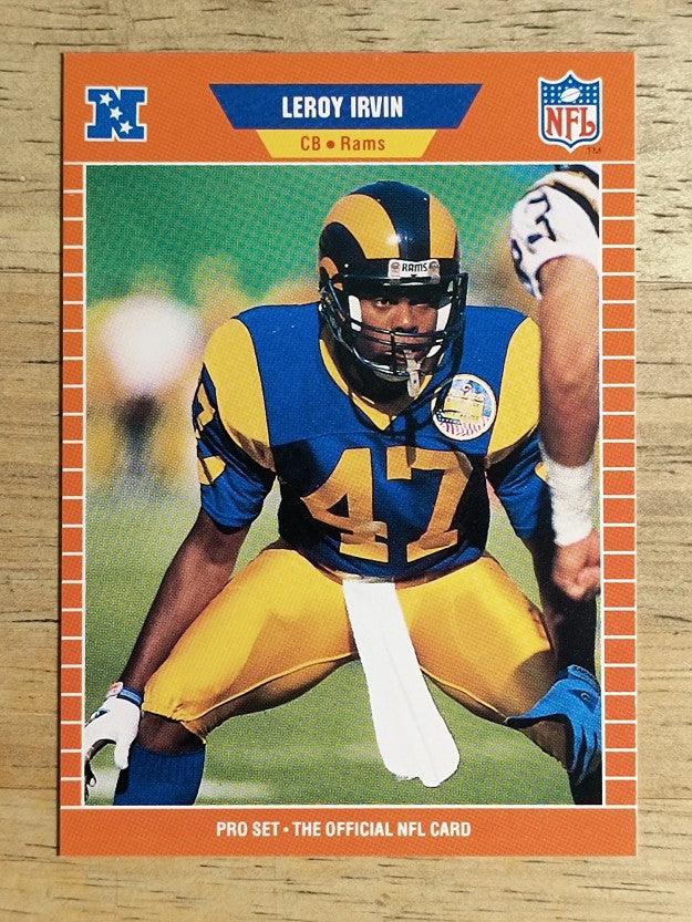 1989 Pro Set #203 LeRoy Irvin
