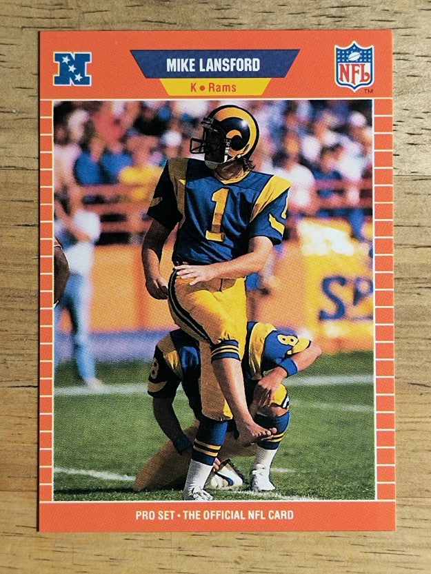 1989 Pro Set #204 Mike Lansford