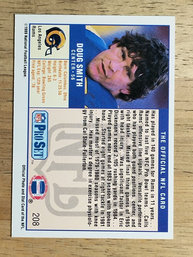 1989 Pro Set #208 Doug Smith