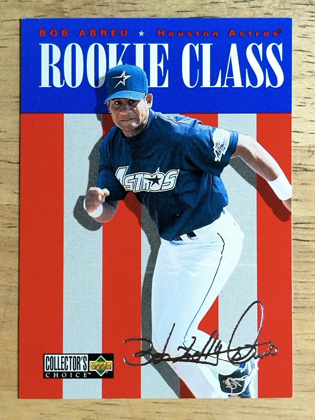 1996 Collector's Choice Silver Signature #450 Bob Abreu