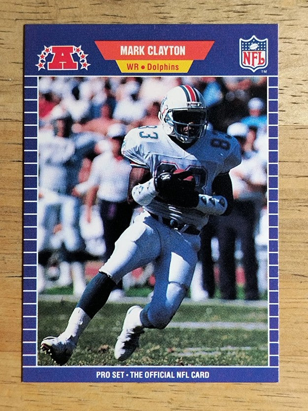 1989 Pro Set #213 Mark Clayton