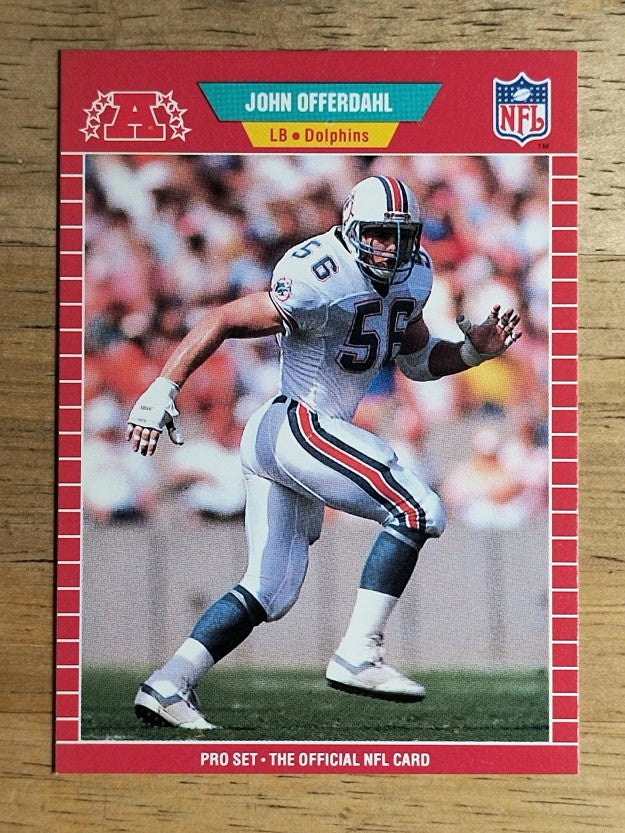 1989 Pro Set #221 John Offerdahl
