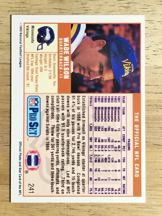 1989 Pro Set #241 Wade Wilson