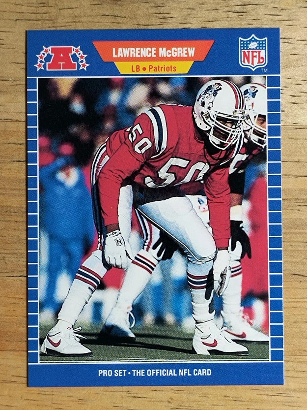 1989 Pro Set #254 Larry McGrew RC