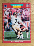 1989 Pro Set #261 Morten Andersen
