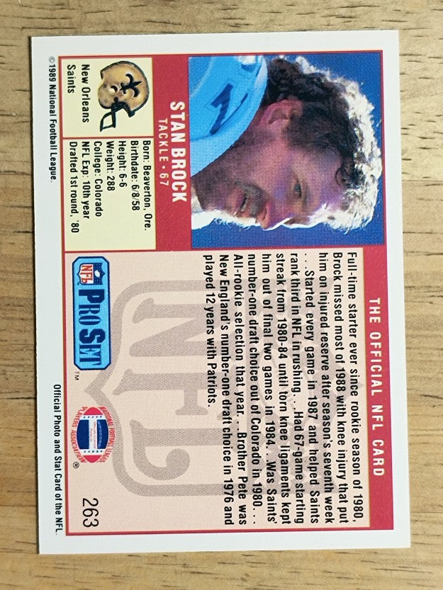 1989 Pro Set #263 Stan Brock