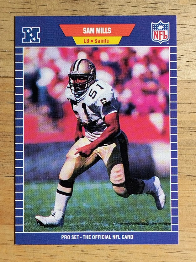1989 Pro Set #274 Sam Mills