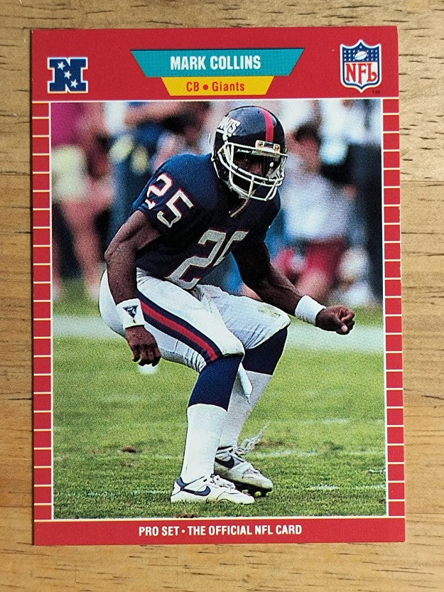 1989 Pro Set #283 Mark Collins RC