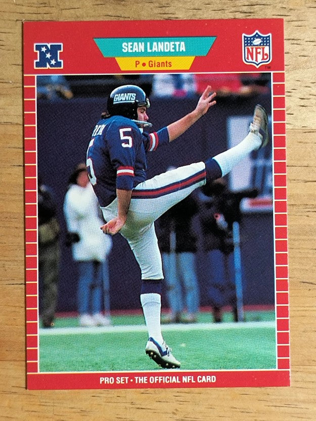 1989 Pro Set #286 Sean Landeta