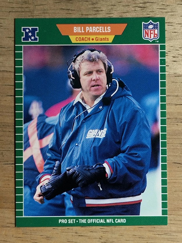 1989 Pro Set #293 Bill Parcells CO RC