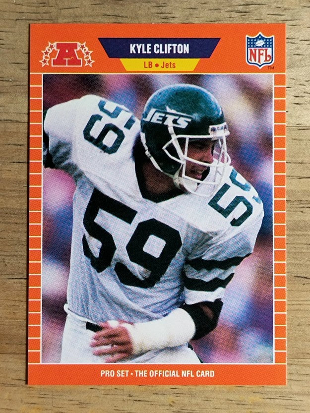 1989 Pro Set #295 Kyle Clifton RC